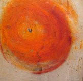 Portrait solaire - huile sur toile - 100 x 100 cm - 2010