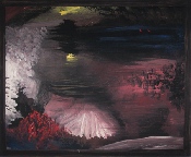 Matin - tempéra sur toile - 40 x 50 cm - 2007
