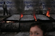 Brûleurs de charbon - Inde - 2009