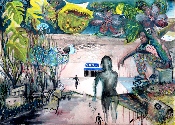 Shopi - 73 cm x 100 cm - huile sur toile - 2012